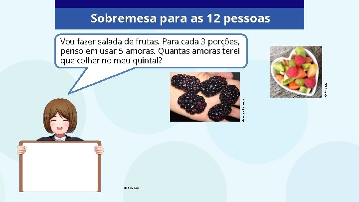 Sobremesa para as 12 pessoas © Lilian Barboza © Pixabay Vou fazer salada de