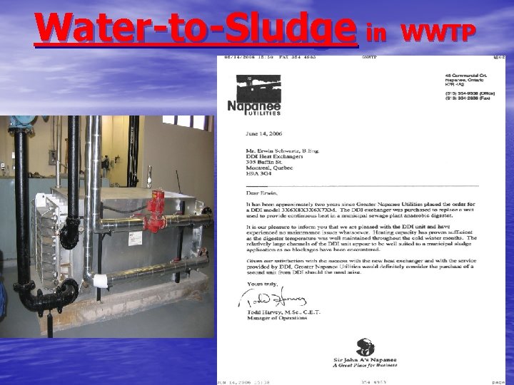  Water-to-Sludge in WWTP 
