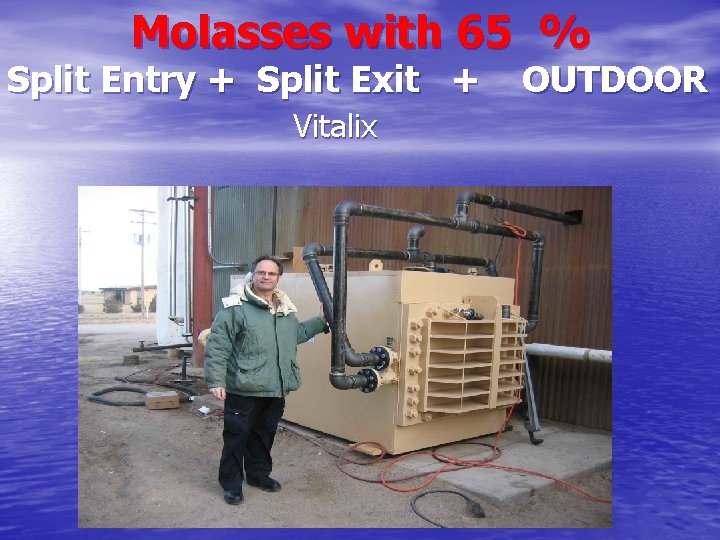 Molasses with 65 % Split Entry + Split Exit + OUTDOOR Vitalix 