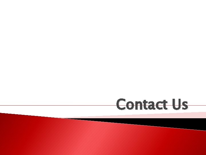 Contact Us Contact Us