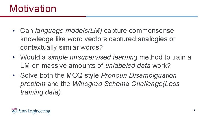 A Simple Method for Commonsense Reasoning Trieu H