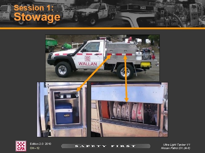 Session 1: Stowage Edition 2. 0 2010 OH – 12 Ultra Light Tanker V Session 1: Stowage Edition 2. 0 2010 OH – 12 Ultra Light Tanker V