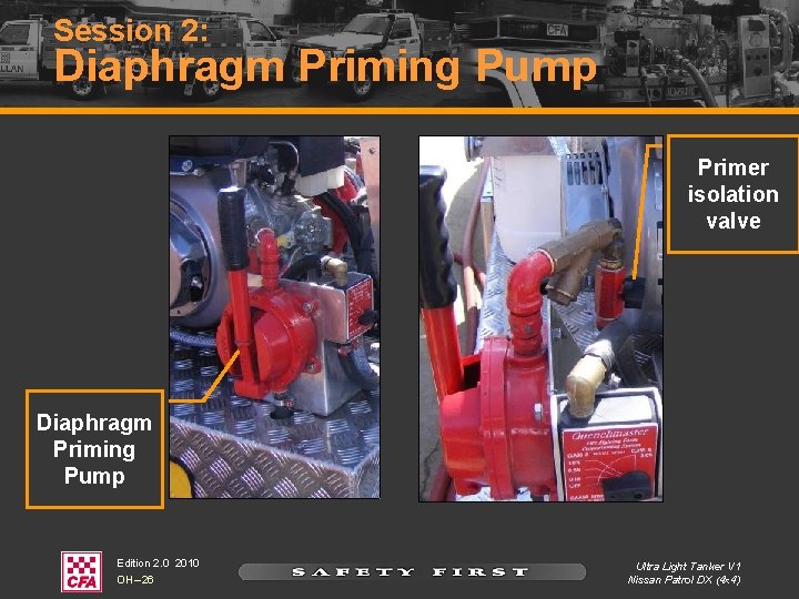 Session 2: Diaphragm Priming Pump Primer isolation valve Diaphragm Priming Pump Edition 2. 0 Session 2: Diaphragm Priming Pump Primer isolation valve Diaphragm Priming Pump Edition 2. 0