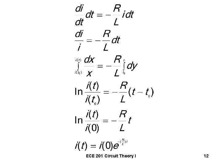 ECE 201 Circuit Theory I 12 