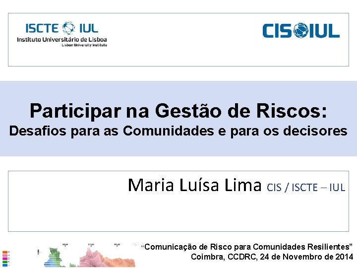 Participar na Gesto de Riscos Desafios para as