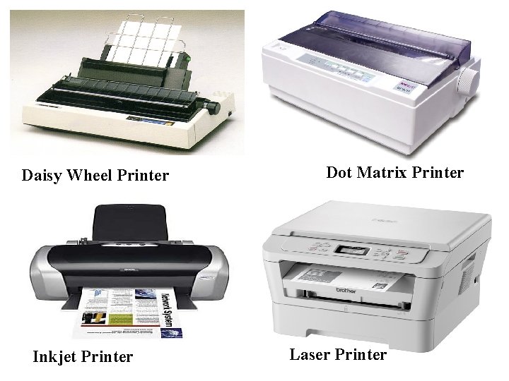 daisy wheel printer type