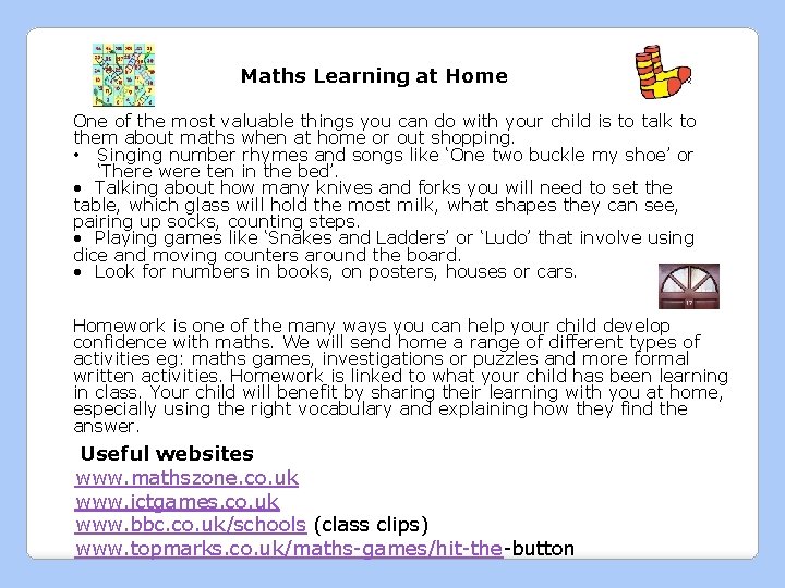 Maths Learning at Home One of the most valuable things you can do with Maths Learning at Home One of the most valuable things you can do with