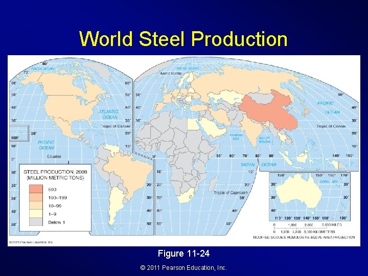 World Steel Production Figure 11 -24 © 2011 Pearson Education, Inc. 