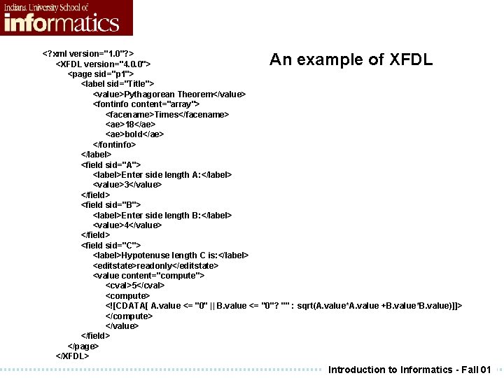 <? xml version="1. 0"? > <XFDL version="4. 0. 0"> <page sid="p 1"> <label sid="Title"> <? xml version="1. 0"? > <XFDL version="4. 0. 0"> <page sid="p 1"> <label sid="Title">