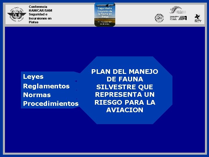 Conferencia NAM/CAR/SAM Seguridad e Incursiones en Pistas Leyes Reglamentos Normas Procedimientos Seguridad e Incursión