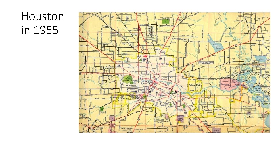 Houston in 1955 