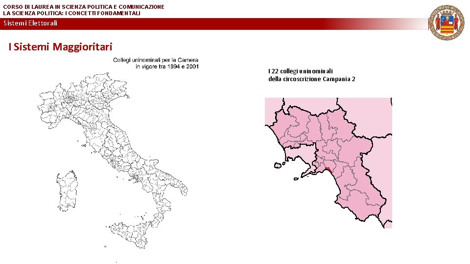 CORSO DI LAUREA IN SCIENZA POLITICA E COMUNICAZIONE LA SCIENZA POLITICA: I CONCETTI FONDAMENTALI