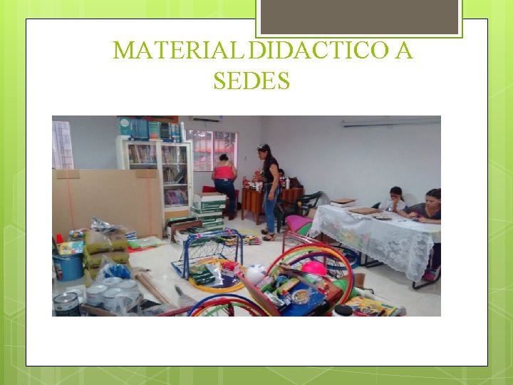MATERIAL DIDACTICO A SEDES 