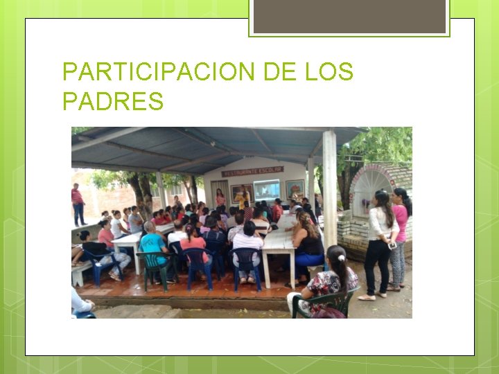 PARTICIPACION DE LOS PADRES 