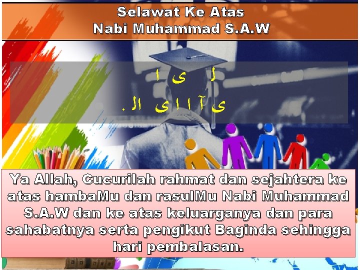 Selawat Ke Atas Nabi Muhammad S. A. W ﻟ ﻯ ﺍ . ﻯ آ