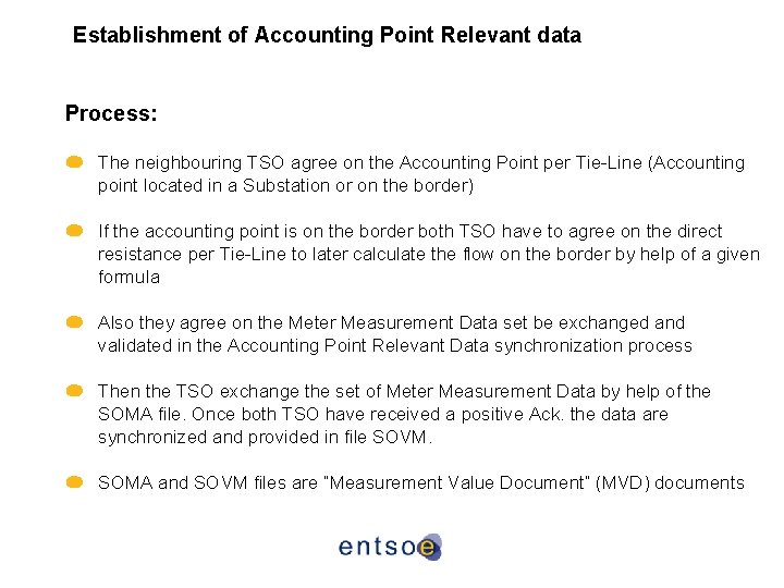 Establishment of Accounting Point Relevant data Process: The neighbouring TSO agree on the Accounting Establishment of Accounting Point Relevant data Process: The neighbouring TSO agree on the Accounting