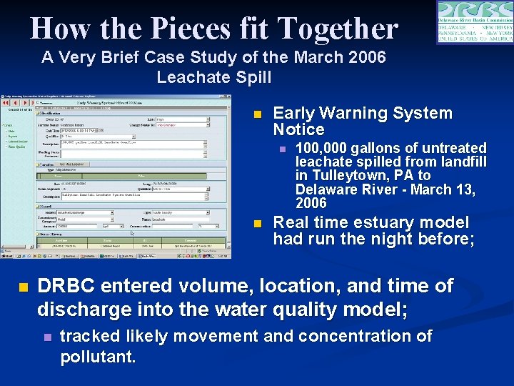 How the Pieces fit Together A Very Brief Case Study of the March 2006