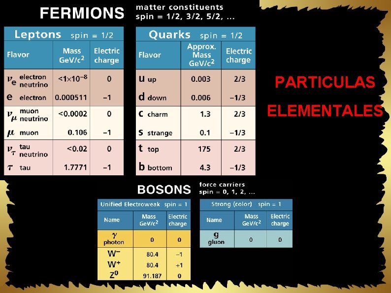 PARTICULAS ELEMENTALES 