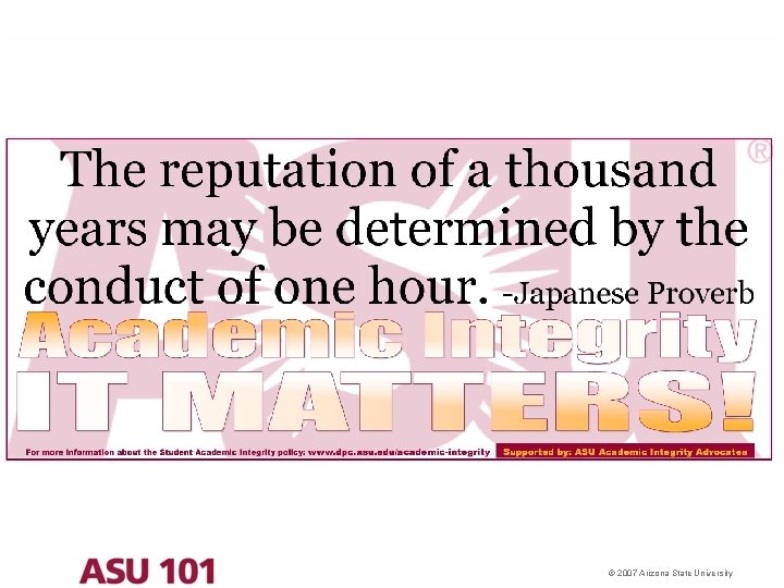 © 2007 Arizona State University 
