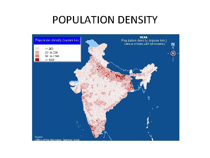 POPULATION DENSITY 