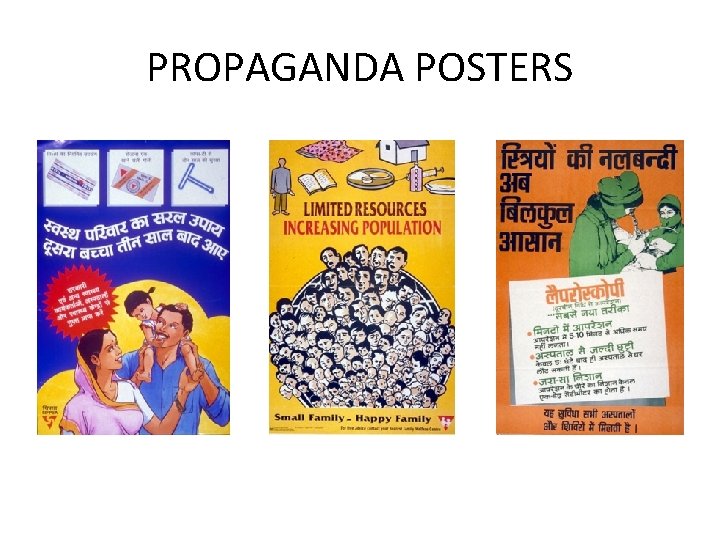 PROPAGANDA POSTERS 