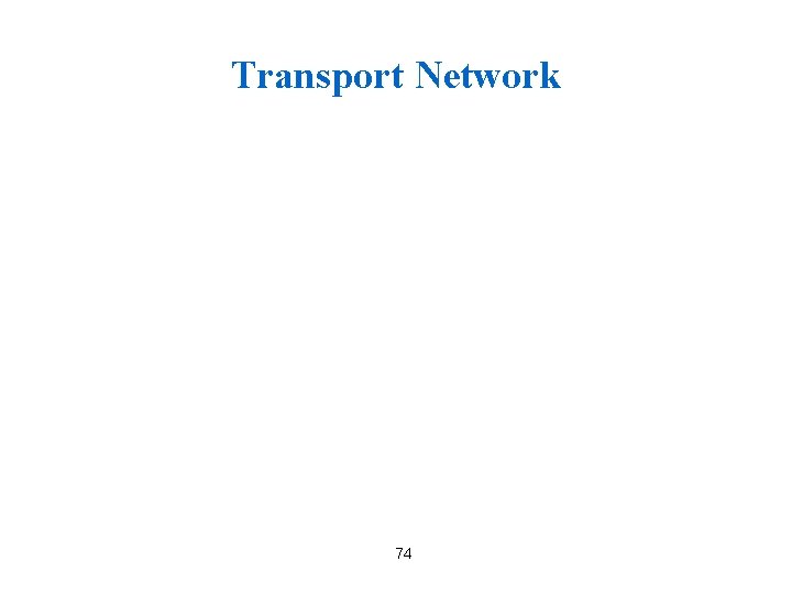 Transport Network 74 