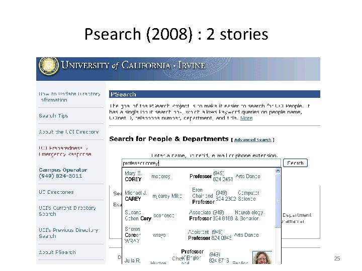 Psearch (2008) : 2 stories Chen Li 25 