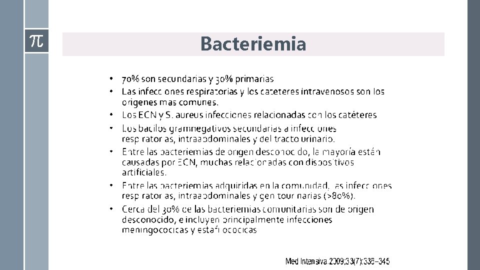 Bacteriemia 