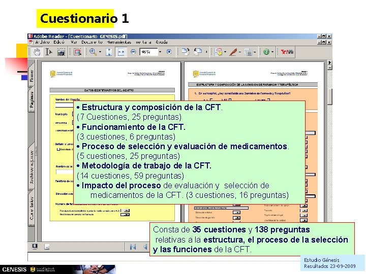 Cuestionario 1 • Estructura y composición de la CFT. (7 Cuestiones, 25 preguntas) • Cuestionario 1 • Estructura y composición de la CFT. (7 Cuestiones, 25 preguntas) •