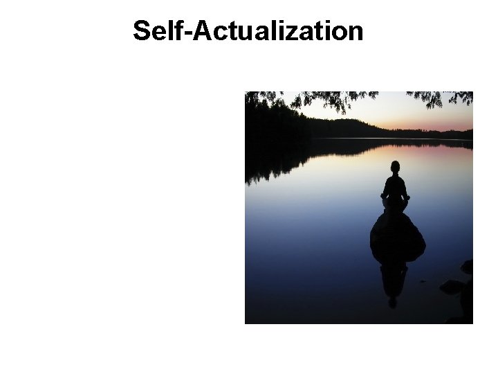 Self-Actualization 