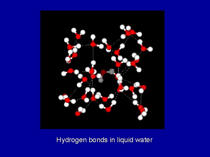 Hydrogen bonds in liquid water 