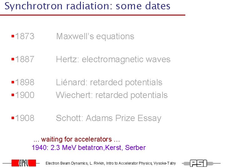 Click Synchrotron to edit Master radiation: titlesome style dates § 1873 Maxwell’s equations § Click Synchrotron to edit Master radiation: titlesome style dates § 1873 Maxwell’s equations §