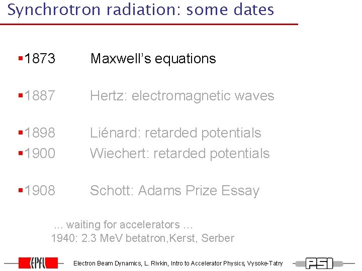 Click Synchrotron to edit Master radiation: titlesome style dates § 1873 Maxwell’s equations § Click Synchrotron to edit Master radiation: titlesome style dates § 1873 Maxwell’s equations §
