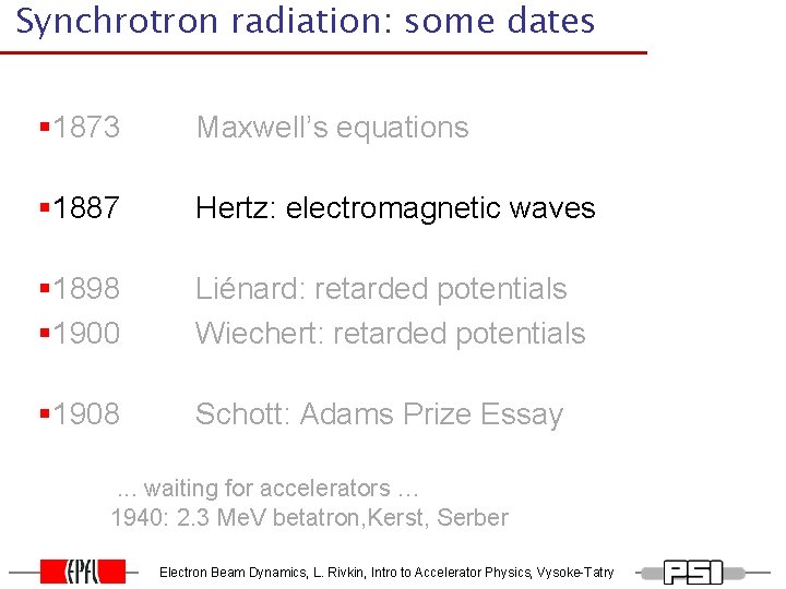 Click Synchrotron to edit Master radiation: titlesome style dates § 1873 Maxwell’s equations § Click Synchrotron to edit Master radiation: titlesome style dates § 1873 Maxwell’s equations §