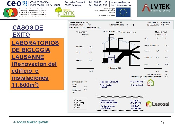 CASOS DE EXITO LABORATORIOS DE BIOLOGIA LAUSANNE (Renovacion del edificio e instalaciones 11. 500