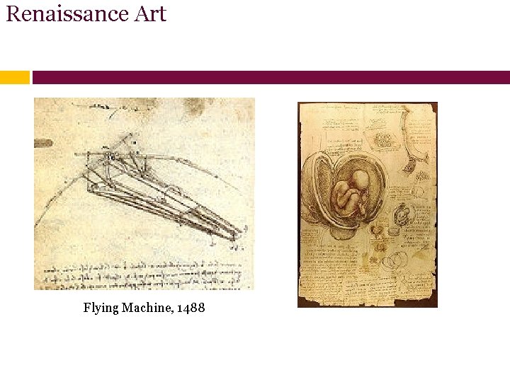 Renaissance Art Flying Machine, 1488 