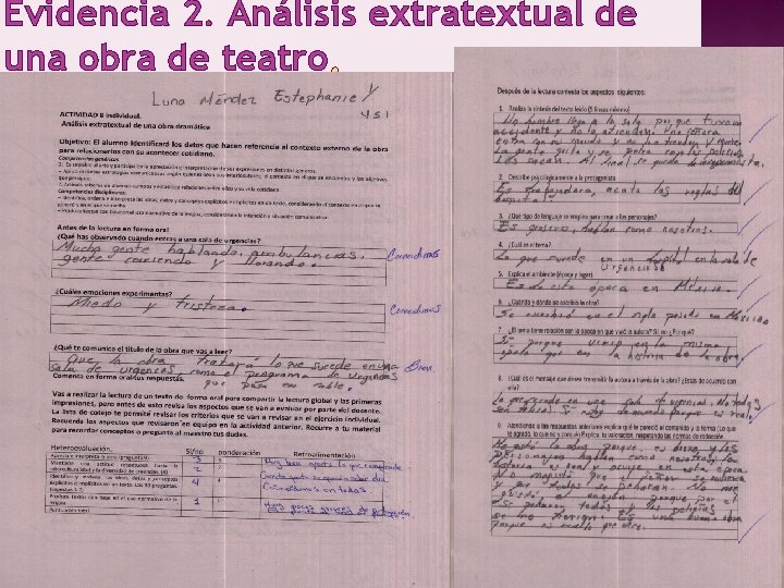 Evidencia 2. Análisis extratextual de una obra de teatro 