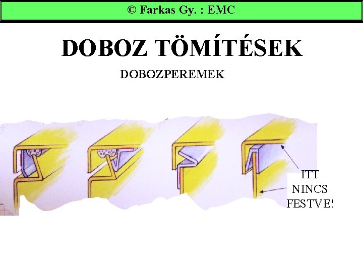 © Farkas Gy. : EMC DOBOZ TÖMÍTÉSEK DOBOZPEREMEK ITT NINCS FESTVE! 