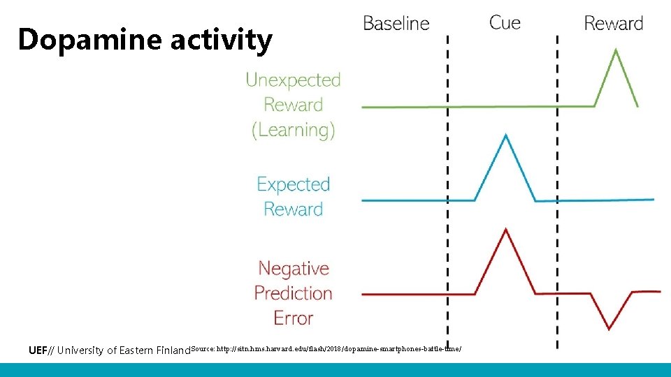 Dopamine activity UEF// University of Eastern Finland Source: http: //sitn. hms. harvard. edu/flash/2018/dopamine-smartphones-battle-time/ 