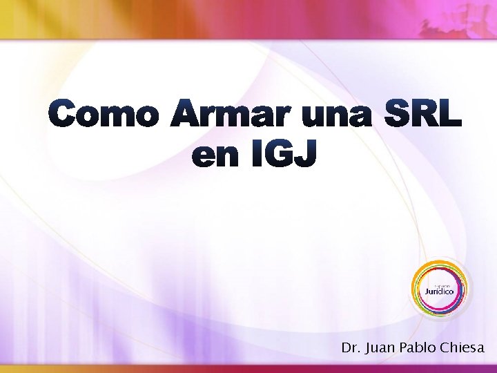 Dr. Juan Pablo Chiesa 