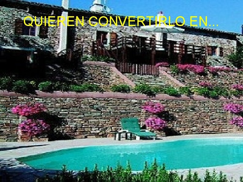 QUIEREN CONVERTIRLO EN. . . 
