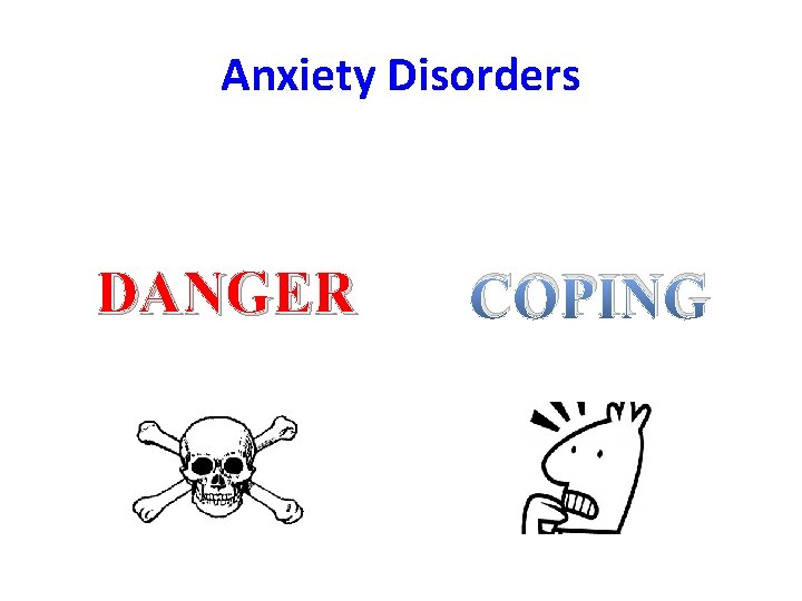 Anxiety Disorders DANGER COPING 