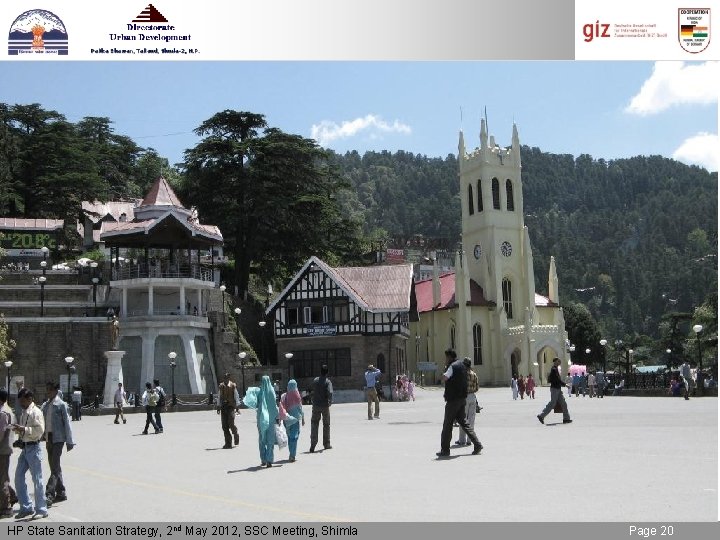 HP State Sanitation Strategy, 2 nd May 2012, SSC Meeting, Shimla 2/24/2021 Seite Page