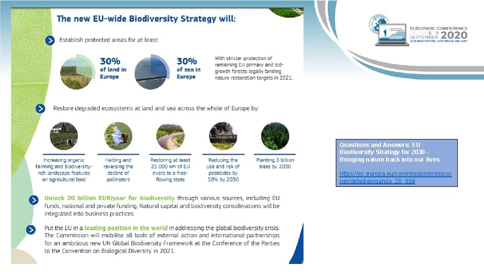 Questions and Answers: EU Biodiversity Strategy for 2030 Bringing nature back into our lives