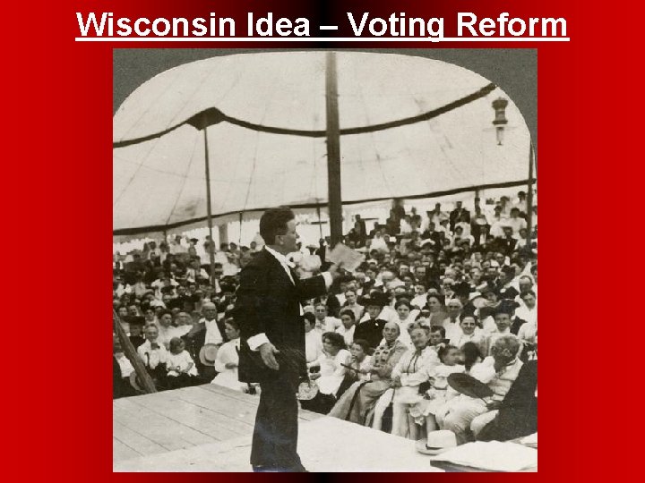 Wisconsin Idea – Voting Reform 