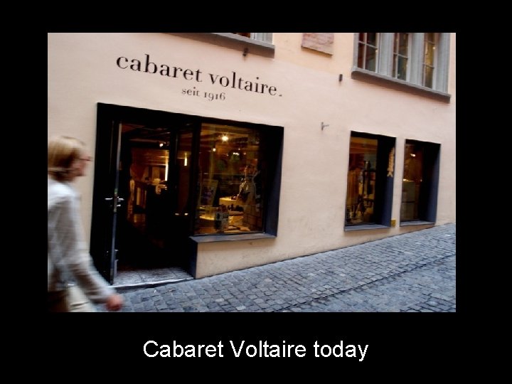 Cabaret Voltaire today 