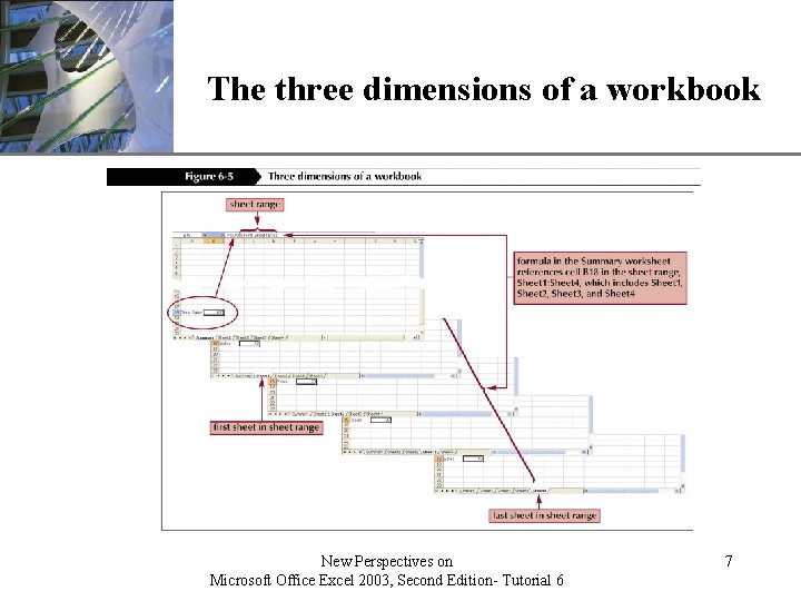 XP The three dimensions of a workbook New Perspectives on Microsoft Office Excel 2003, XP The three dimensions of a workbook New Perspectives on Microsoft Office Excel 2003,