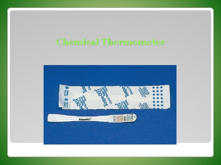 Chemical Thermometer 