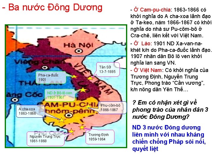 - Ba nước Đông Dương Pha-ca-đuốc 1901 Tân Sở 13 -7 -1885 ND ở