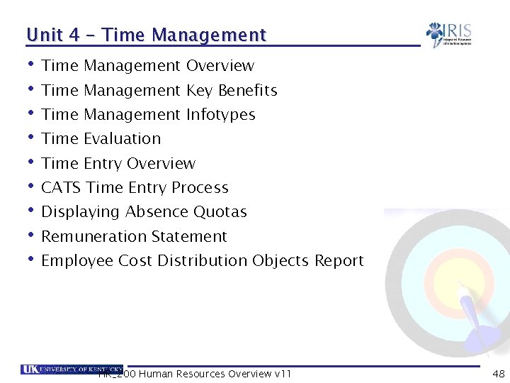 Unit 4 – Time Management • Time Management Overview • Time Management Key Benefits